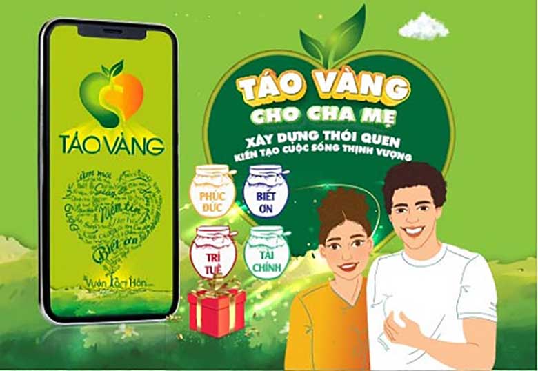 Cùng con phát triển tư duy và nhân cách cùng Táo Vàng